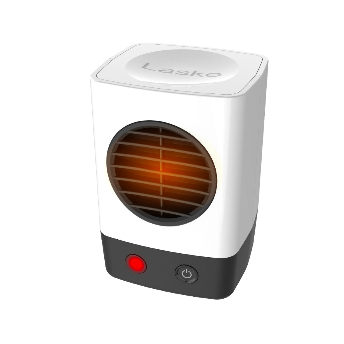 Lasko MyHeat Mini 6" Personal Ceramic Space Heater: 400W, 1 Heat Setting, Black