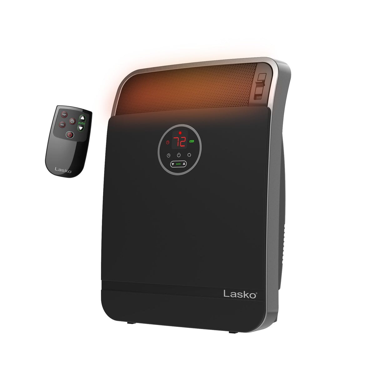 Lasko 18" Ceramic Console Space Heater: 2 Heat Settings, Remote, Timer, Adjustable Louvers, Thermostat