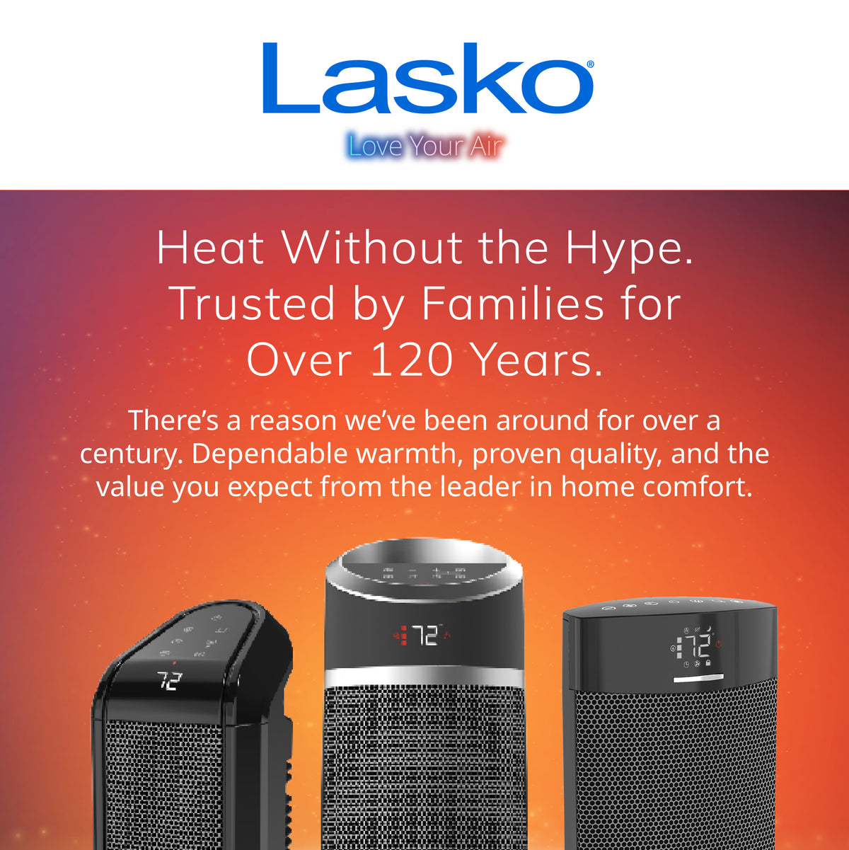 Lasko Ellipse 12" Ceramic Space Heater: Oscillating, 3 Heat Settings, Remote, Timer, Tip-Over Switch, Child Lock, Thermostat