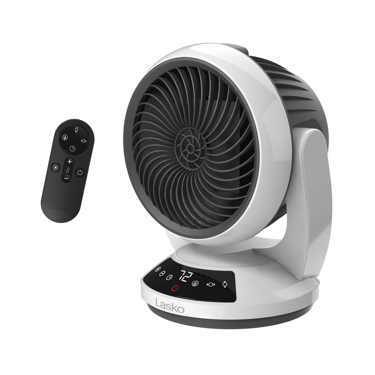 Lasko Whirlwind Heat 13.5" Ceramic Space Heater: Dual Oscillation, 3 Heat Settings, Remote, Timer, Thermostat
