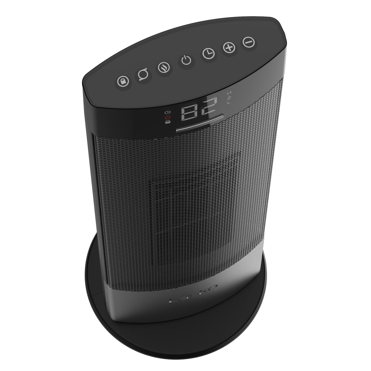 Lasko Ellipse 18" Ceramic Tower Space Heater: Oscillating, 3 Heat Settings, Remote, Timer, Tip-Over Switch, Child Lock, Thermostat