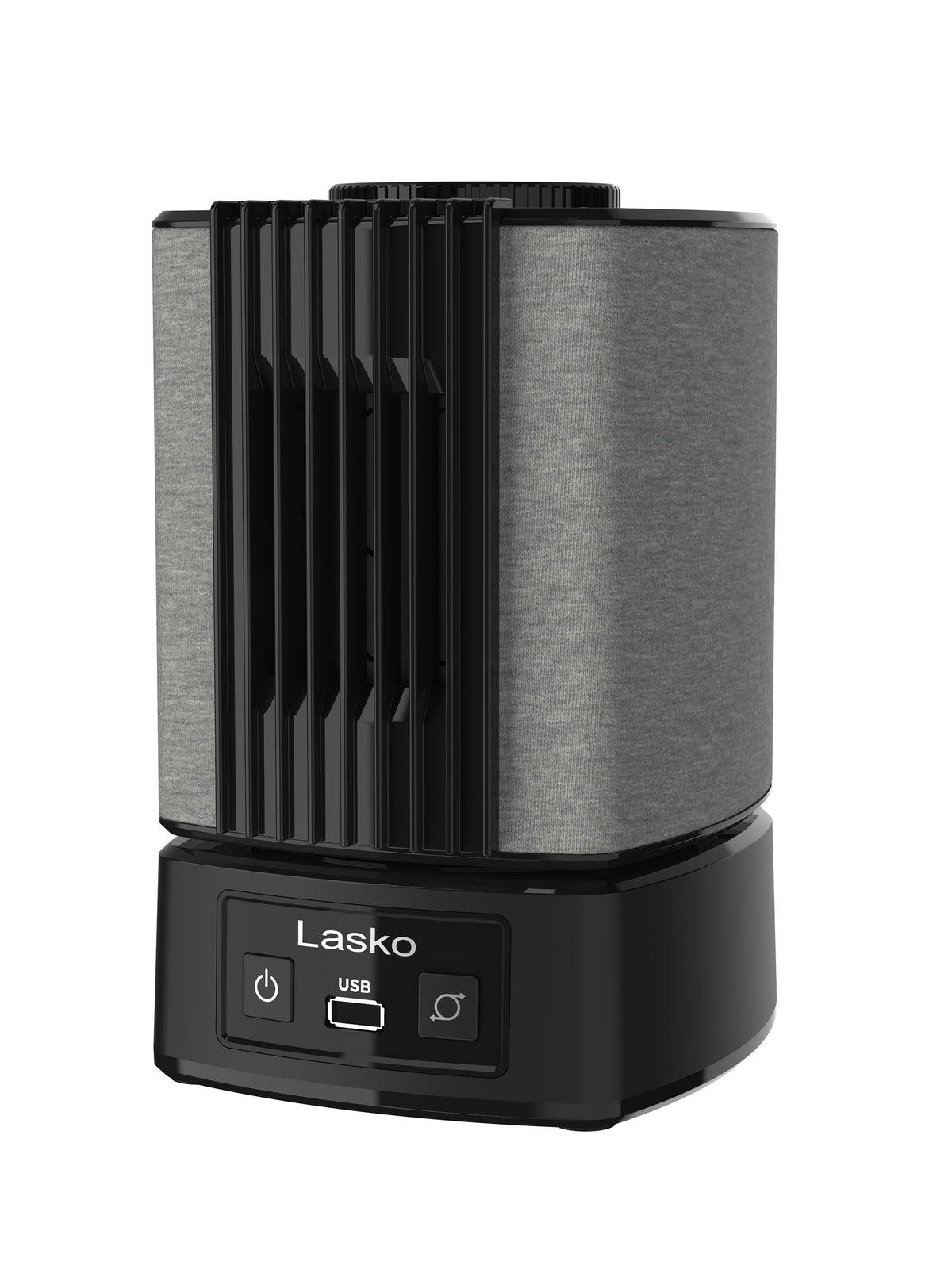 Lasko SlumberBreeze 8" Table Fan with White Noise: Oscillating, 2-Speed