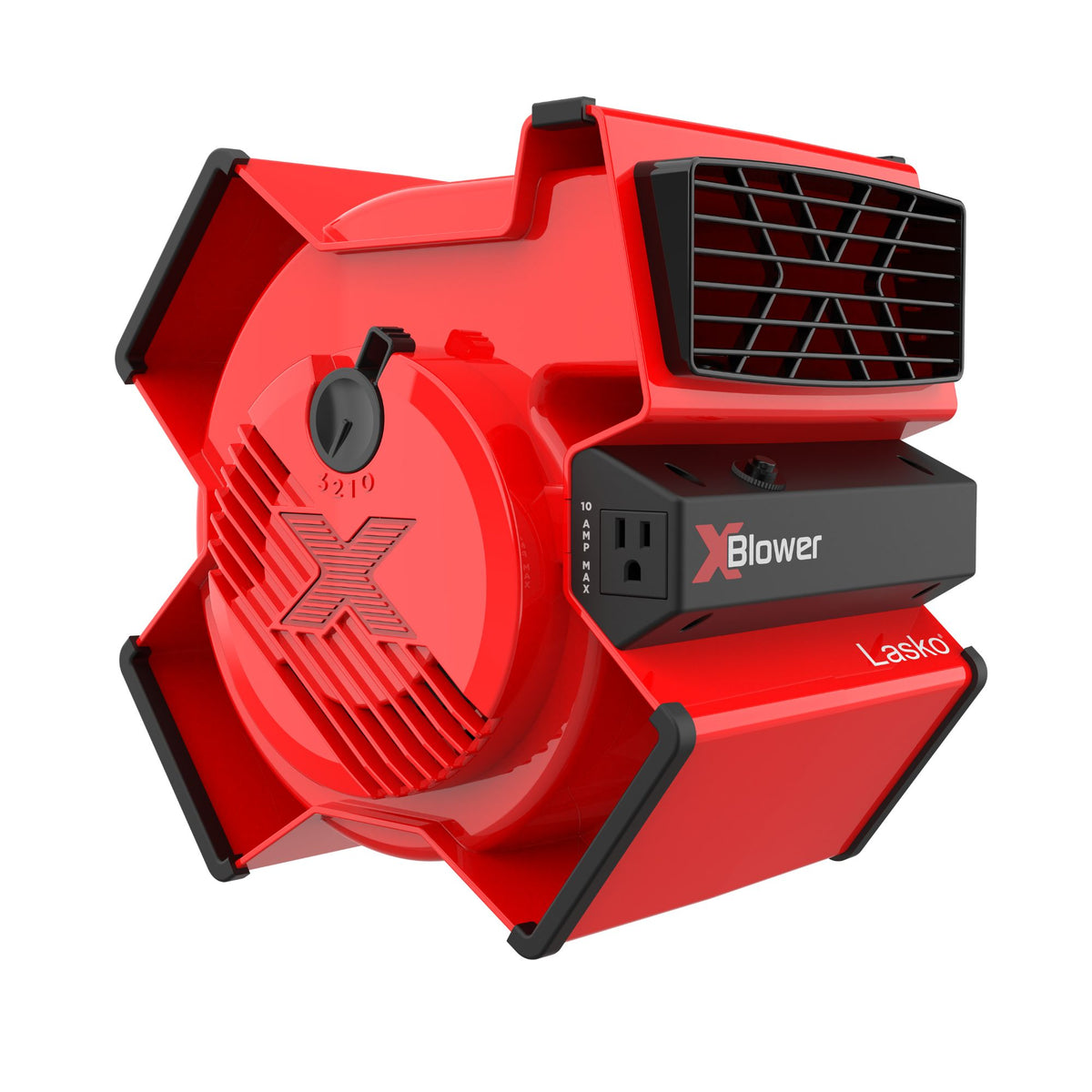 Lasko X-Blower 11" Air Mover Blower Fan: 3-Speed, High Velocity, 1 Outlet