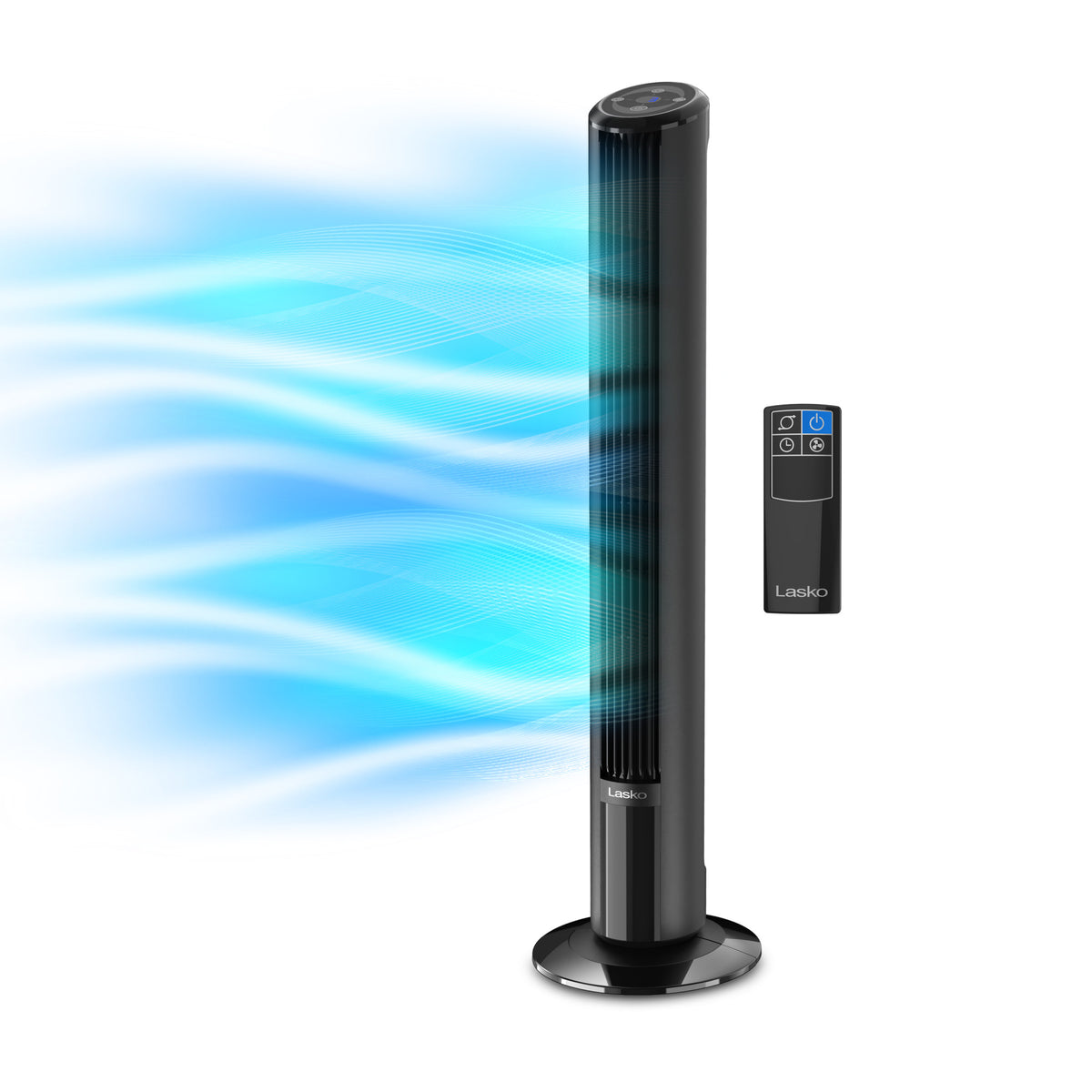 Lasko SlimForce 42" Tower Fan: Oscillating, 4-Speed, Remote, Timer