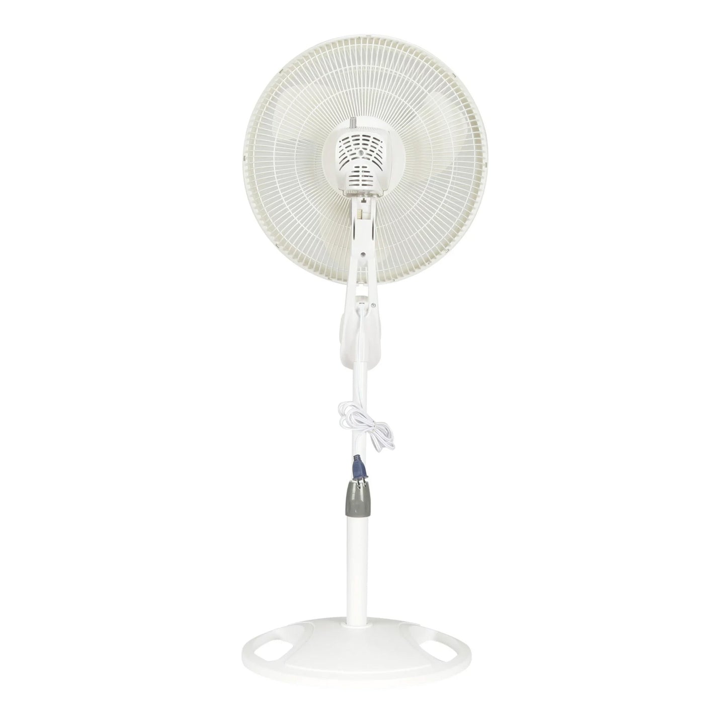 Lasko 16" Pedestal Fan: Oscillating, 3-Speed, Remote, Timer, White