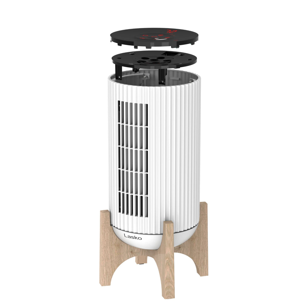 Lasko Artisan 16" Ceramic Tower Space Heater: Oscillating, 2 Heat Settings, Remote, Timer, Tip-Over Switch, Thermostat