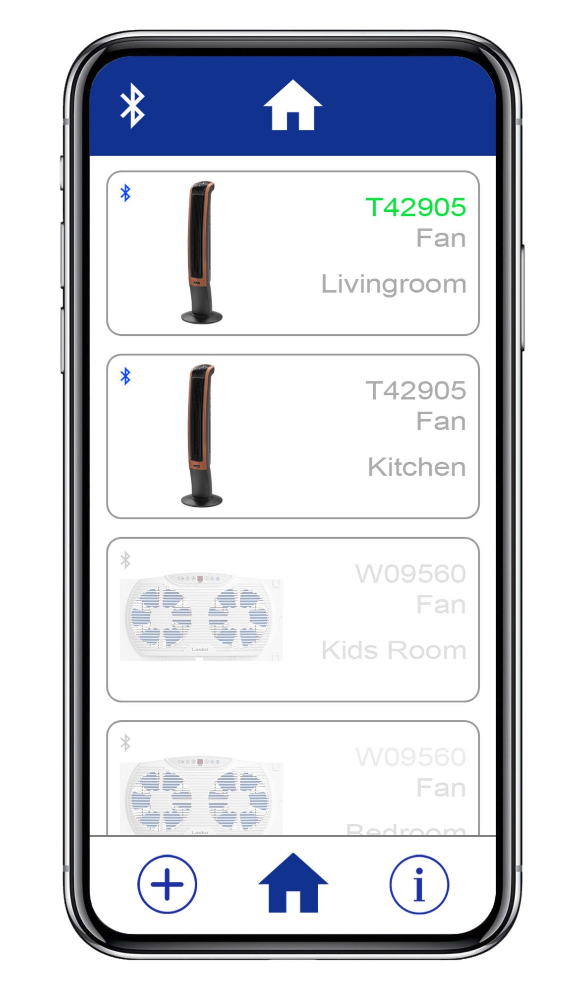 Lasko Wind Curve 42" Tower Fan: Oscillating, 3-Speed, Bluetooth, Timer, Black