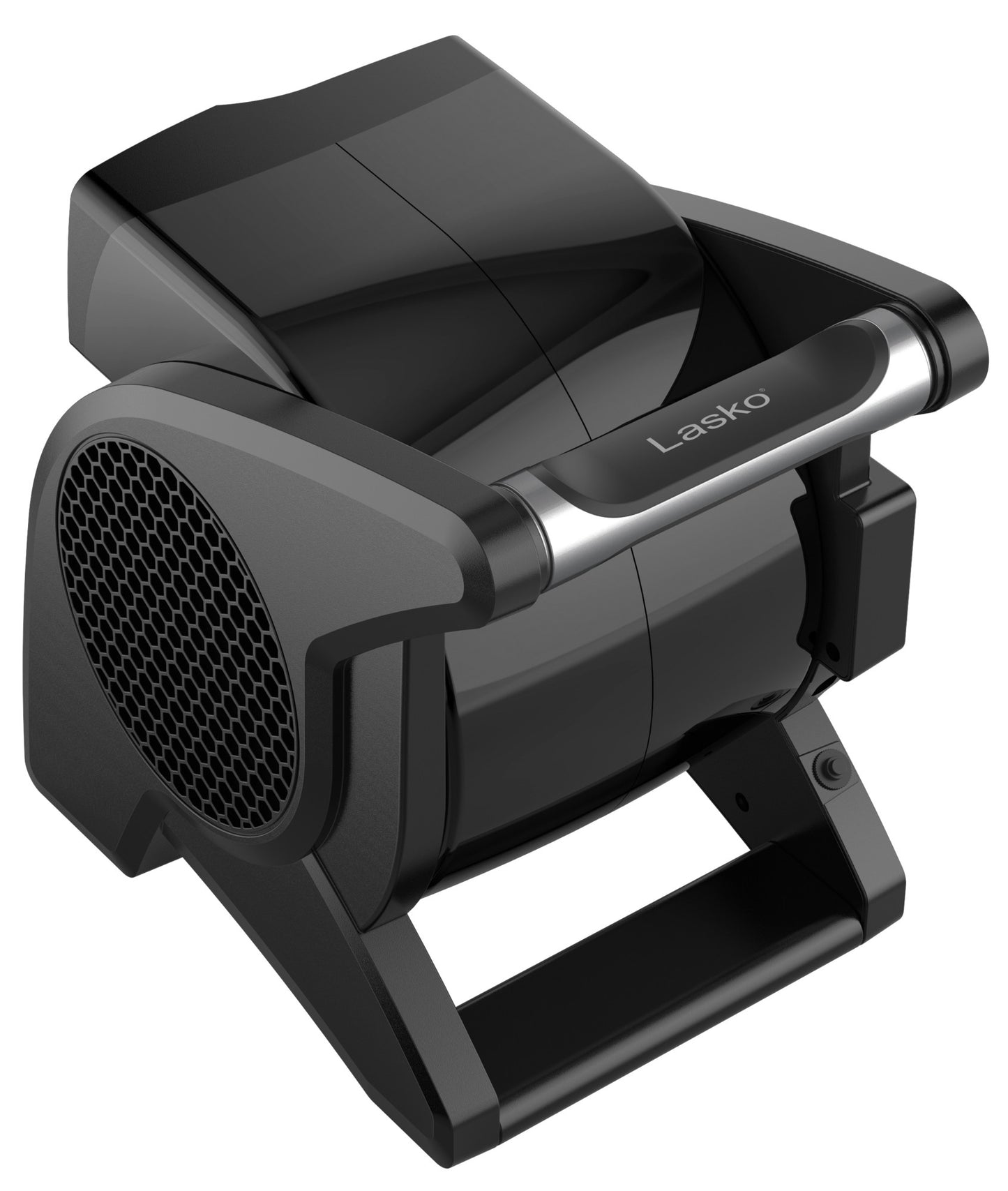 Lasko 15" Air Mover Blower Fan: 3-Speed, High Velocity, 2 Outlets, Pivoting, Black