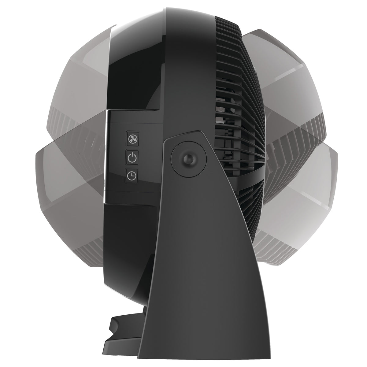 Lasko 10" Air Circulator Fan: Wall Mount, 3-Speed, Remote, Timer, Black