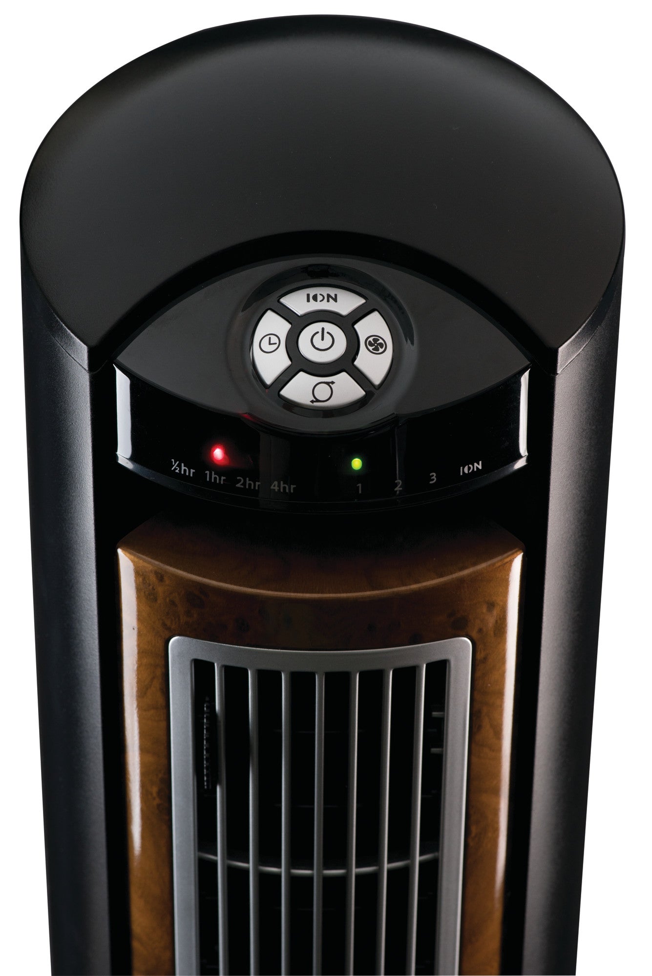 Lasko Wind Curve 42" Tower Fan: Oscillating, 3-Speed, Remote, Ionizer, Black