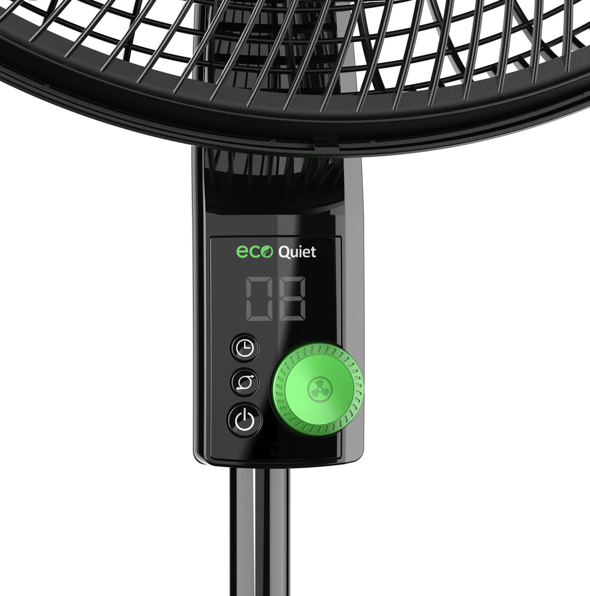 Lasko EcoQuiet 18" DC Pedestal Fan: Oscillating, 12-Speed, Remote