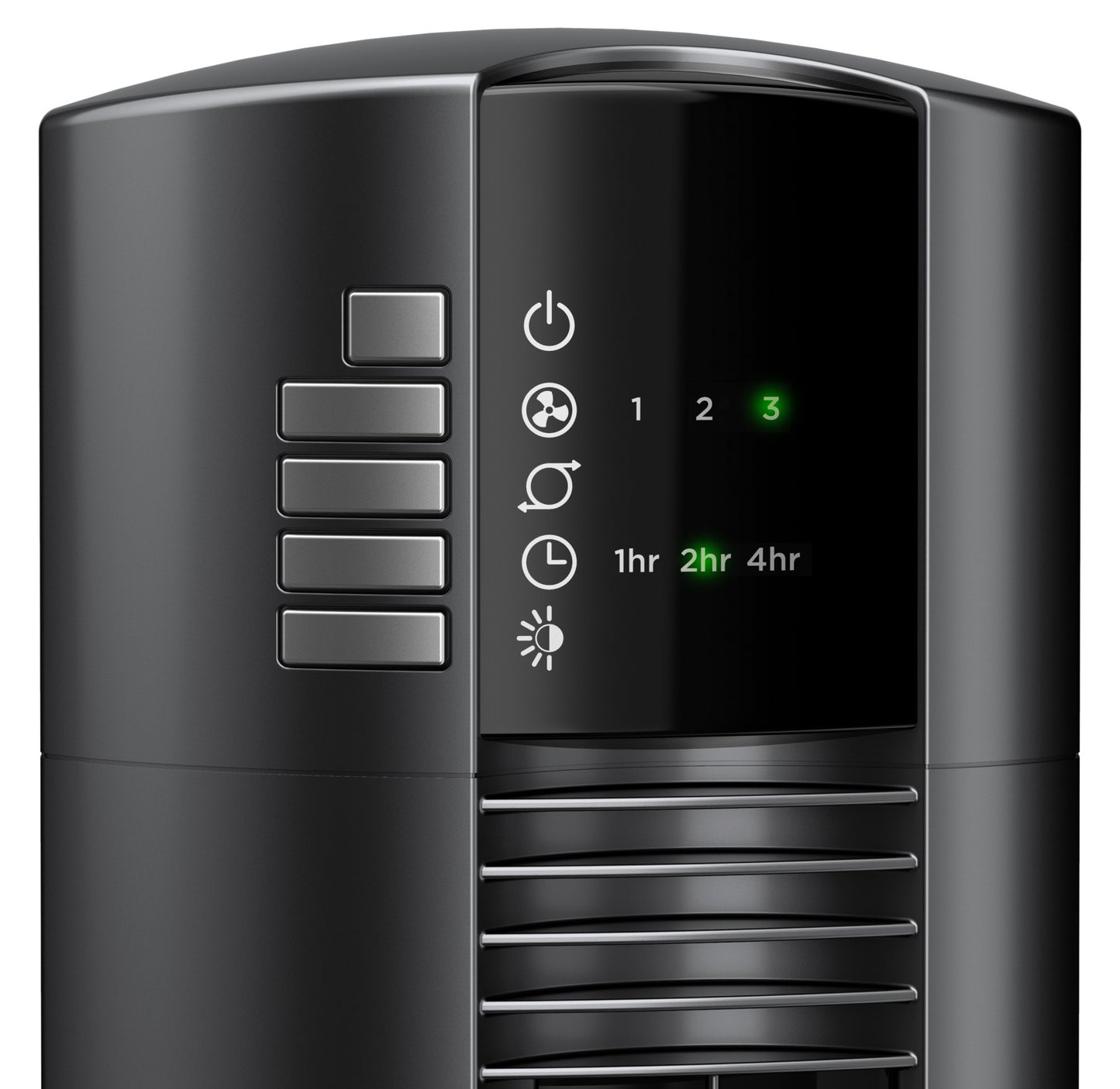 Lasko 48" Tower Fan: Oscillating, 3-Speed, Remote, Timer, Black