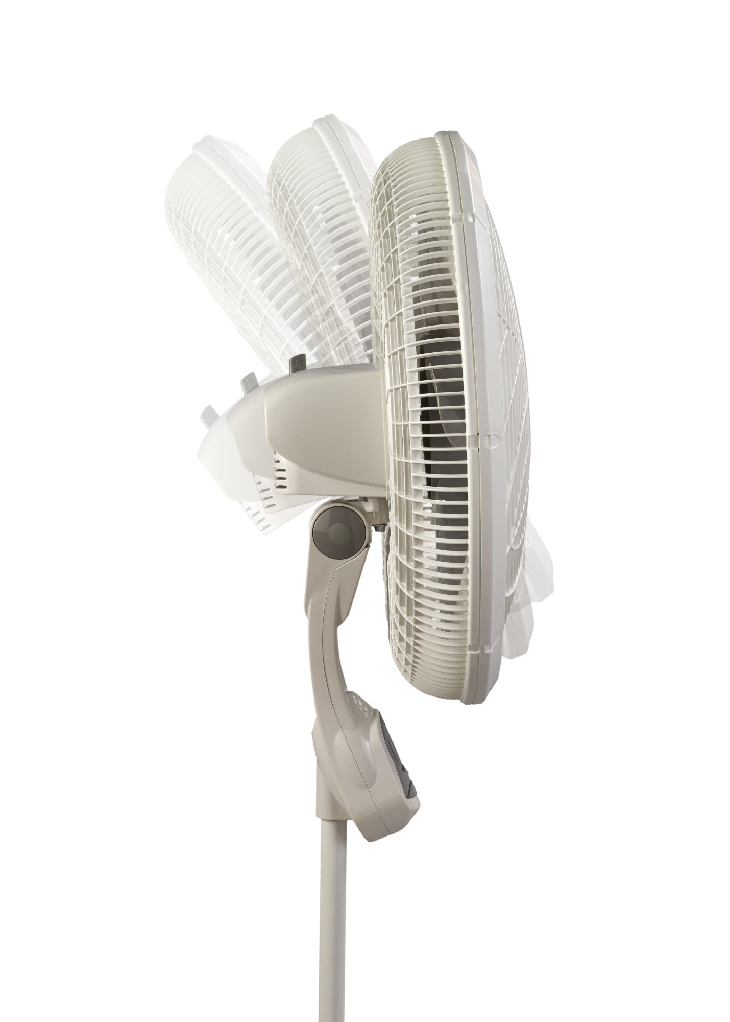 Lasko Cyclone 18" Pedestal Fan: Oscillating, 3-Speed, Remote, Timer, White