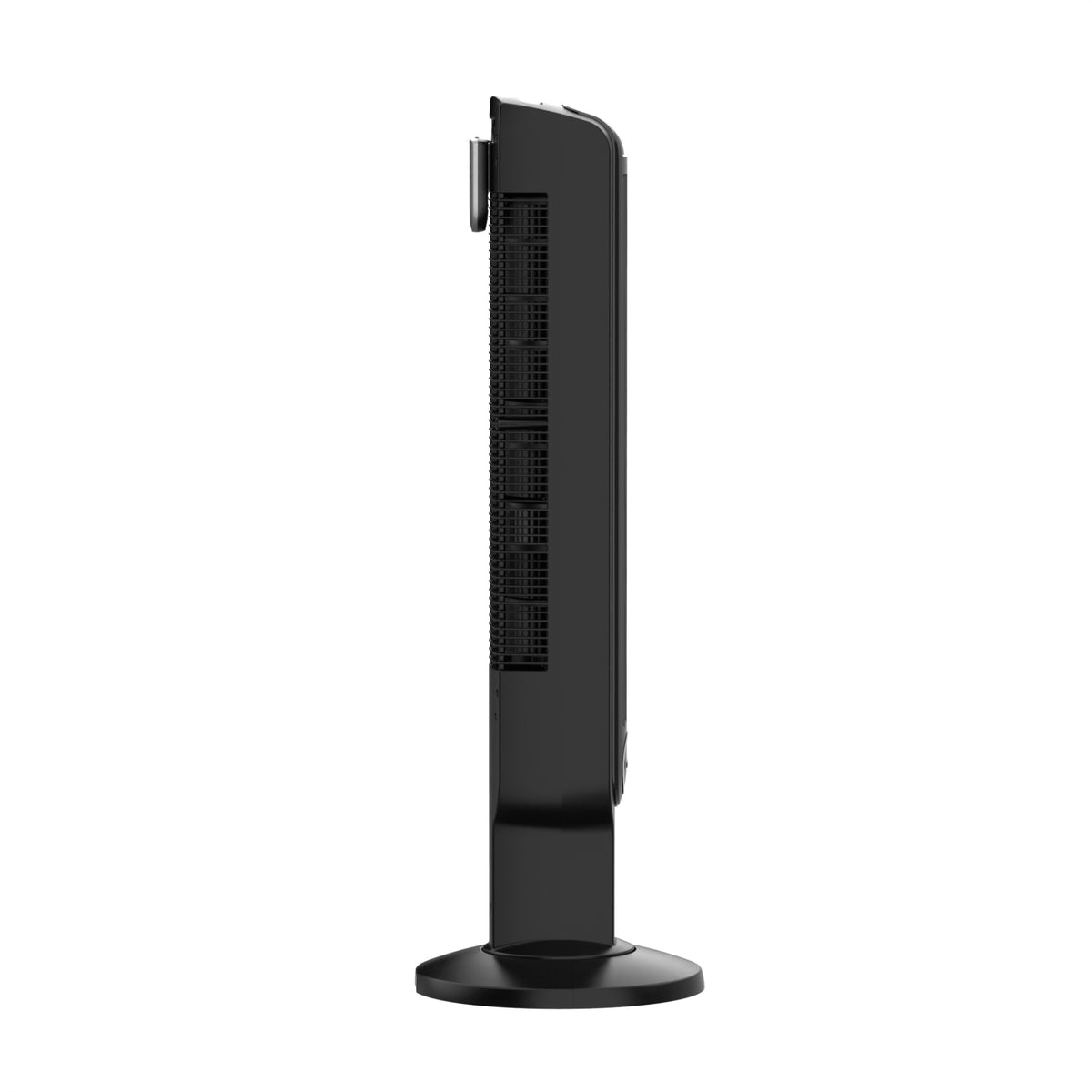 Lasko 36" Tower Fan: Oscillating, 4-Speed, Remote, Timer, Dark Mode, Black