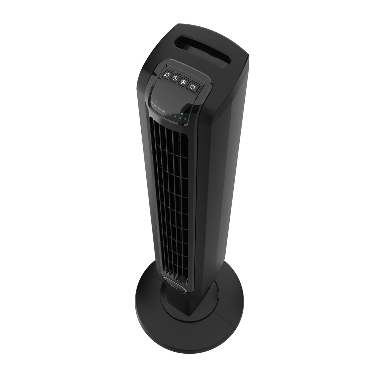 Lasko 36" Tower Fan: Oscillating, 4-Speed, Remote, Timer, Dark Mode, Black