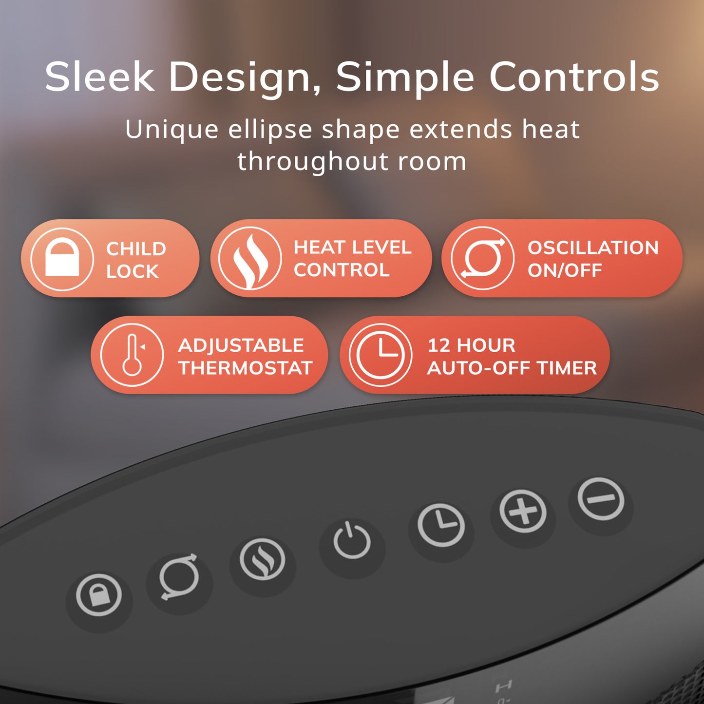 Lasko Ellipse Ceramic Tower Space Heater