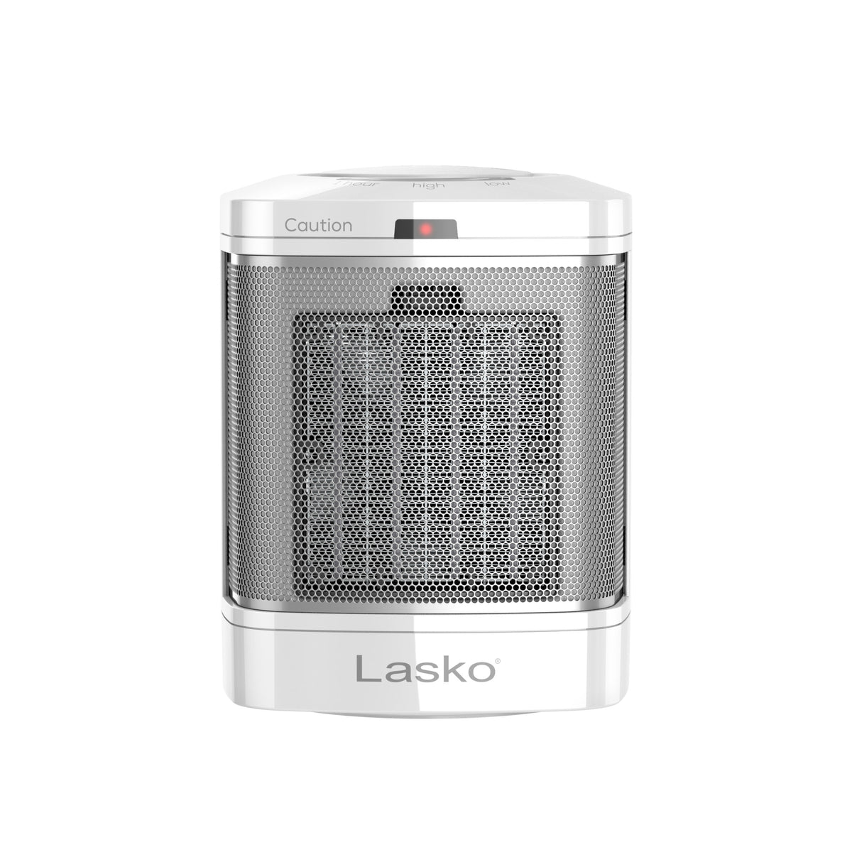 Lasko 8" Bathroom Ceramic Space Heater: 2 Heat Settings, ALCI Safety Plug, Timer