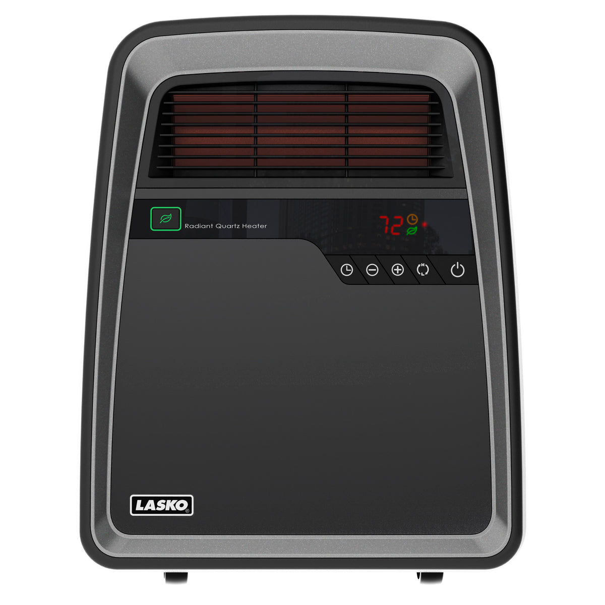 Lasko 17" Infrared Quartz Ceramic Space Heater: 2 Heat Settings, Remote, Timer, Thermostat, Black