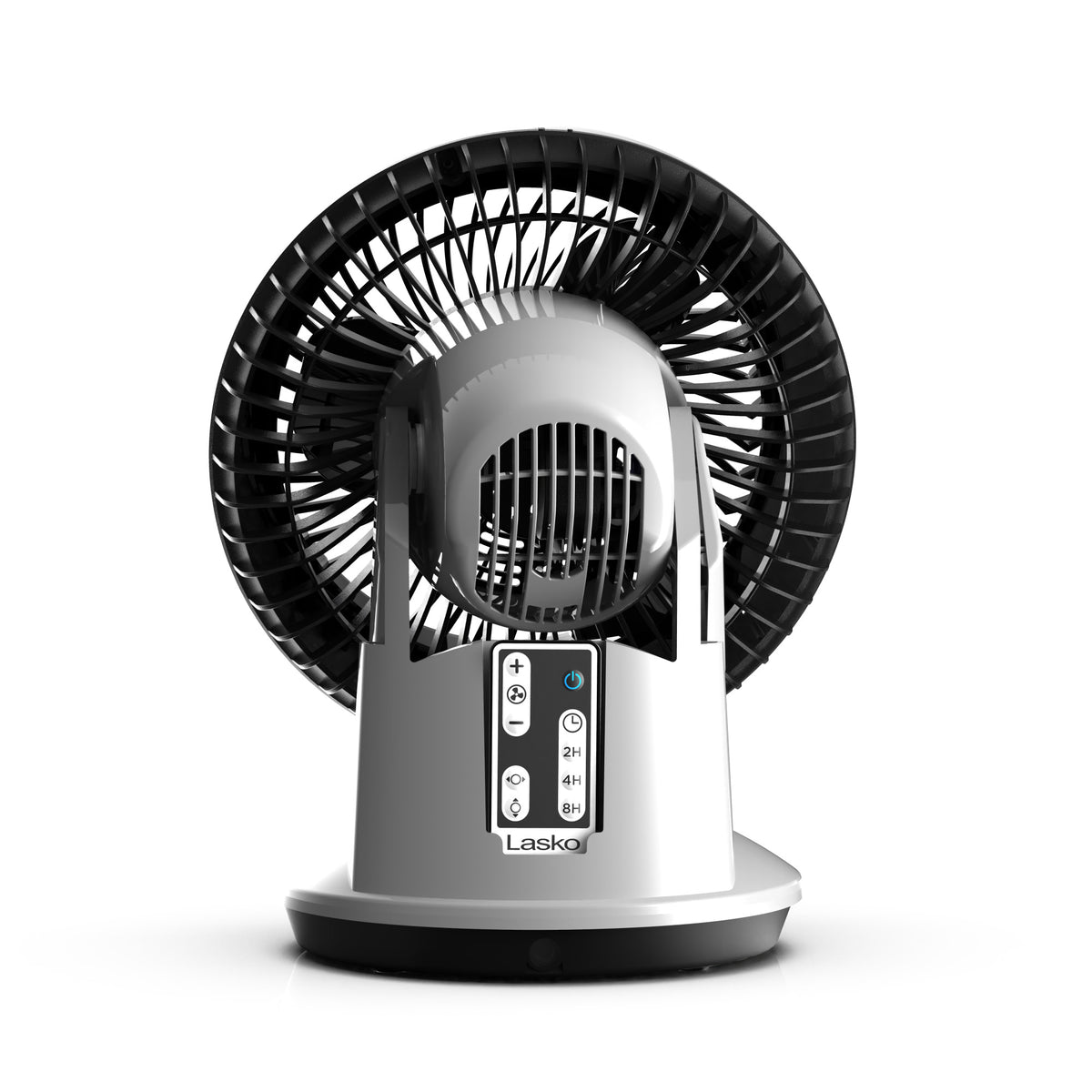 Lasko Whirlwind 7" Table Fan: Dual Oscillation, 3-Speed, Remote