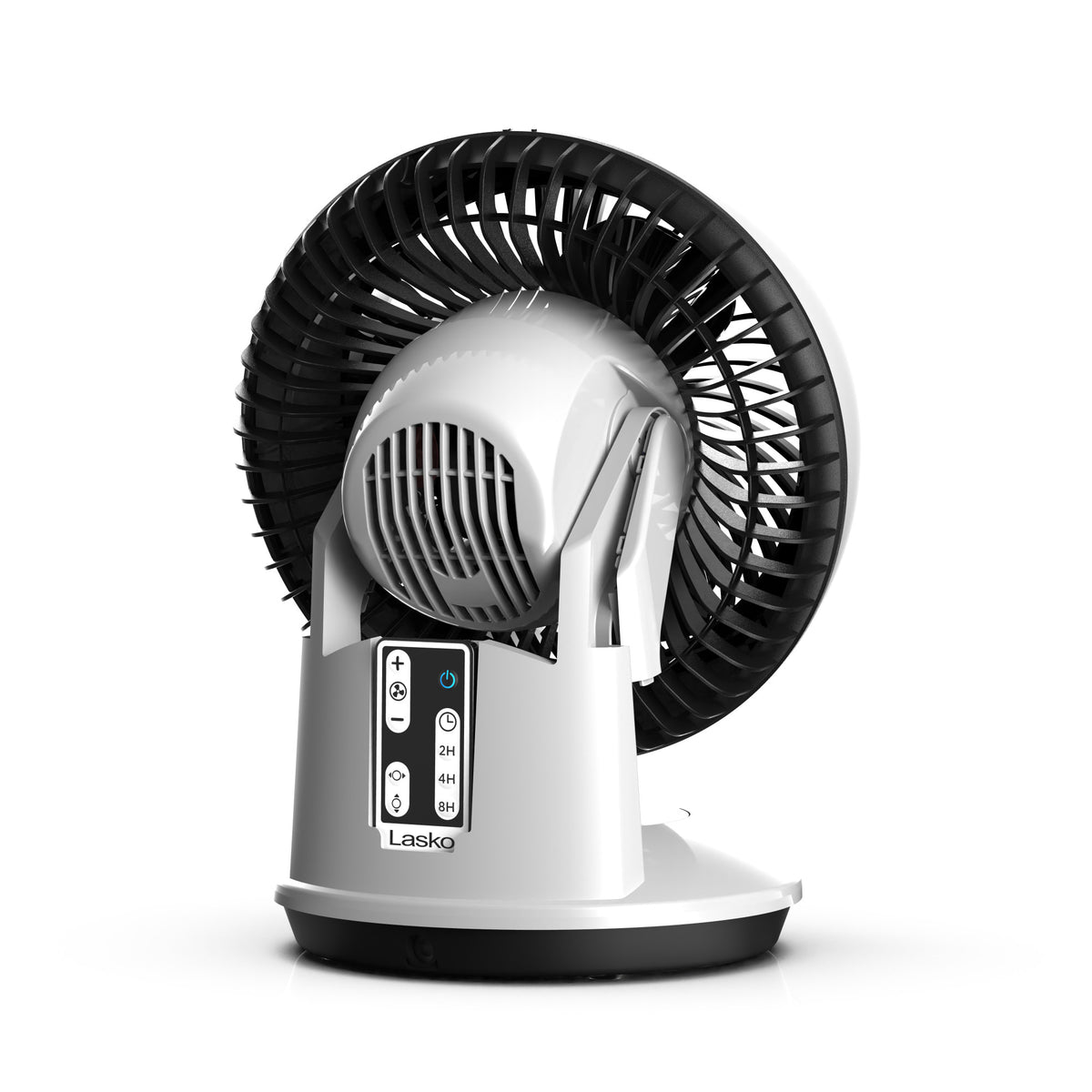 Lasko Whirlwind 7" Table Fan: Dual Oscillation, 3-Speed, Remote