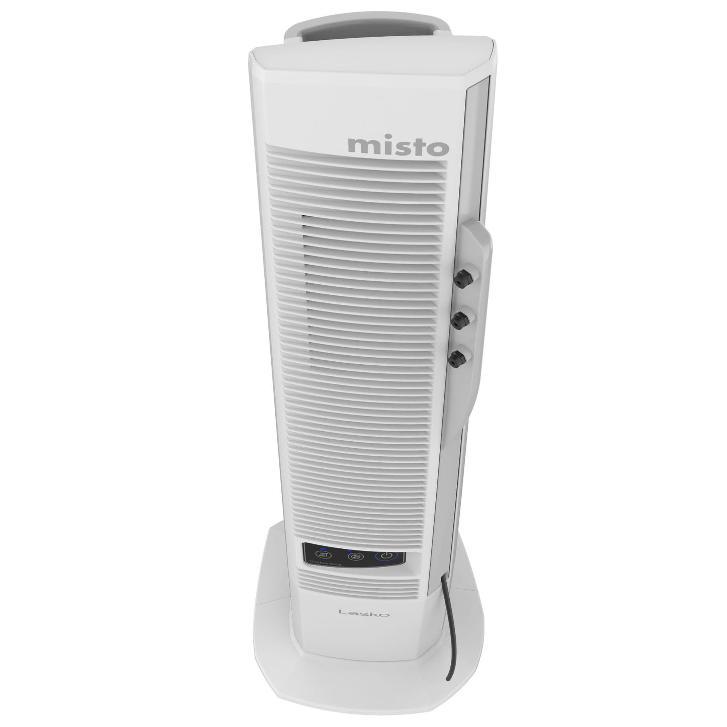 Lasko Misto 42" Outdoor Misting Tower Fan: Oscillating, 4-Speed, White