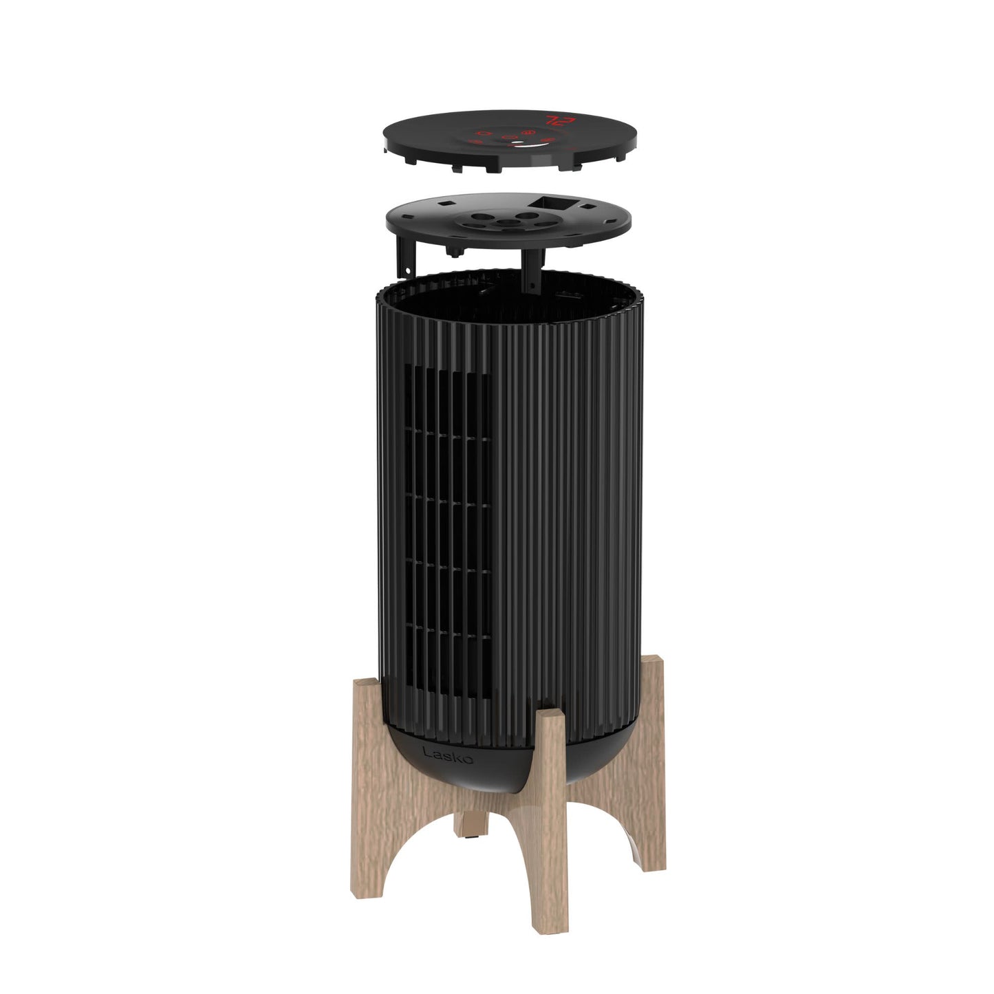 Lasko Artisan 16" Ceramic Space Heater with Remote (black, model CX16550)