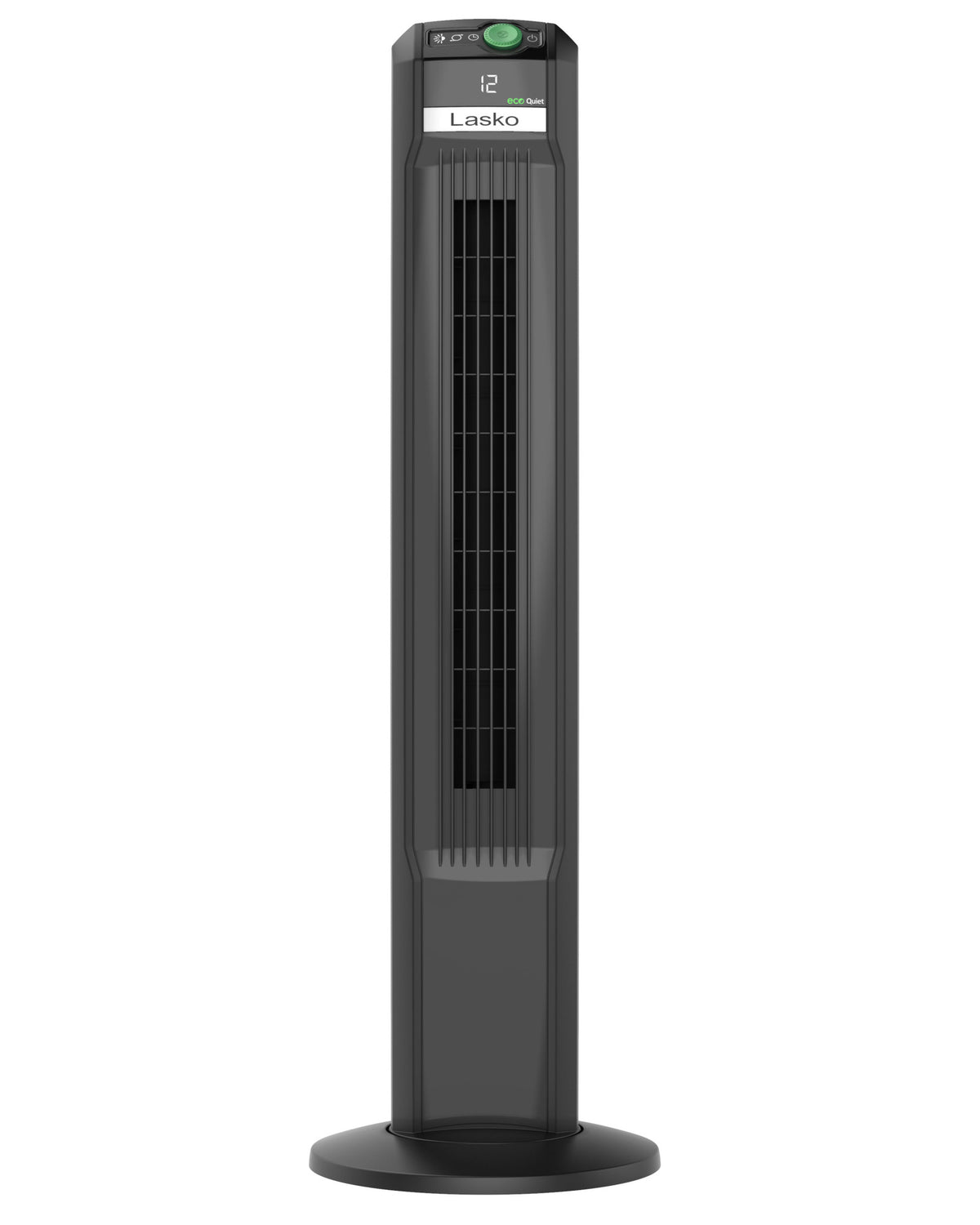 Lasko EcoQuiet 42" DC Tower Fan: Oscillating, 12-Speed, Remote