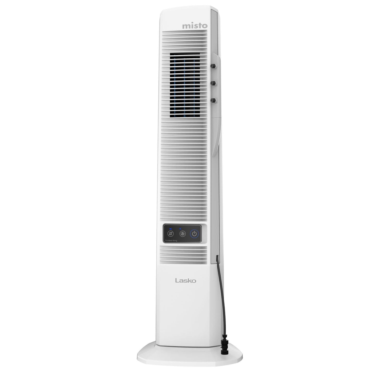Lasko Misto 42" Outdoor Misting Tower Fan: Oscillating, 4-Speed, White