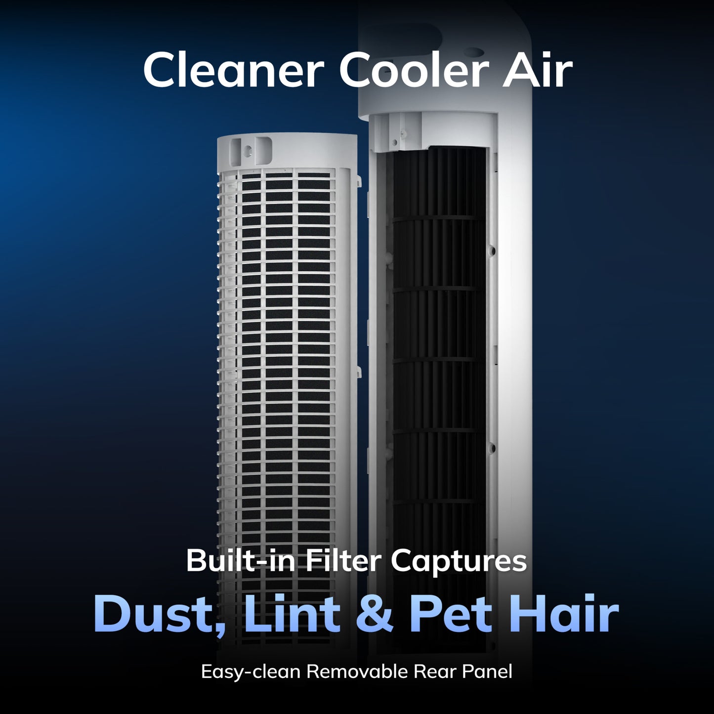 Lasko 40" DC Tower Fan: Oscillating, 12-Speed, Remote, Timer, White