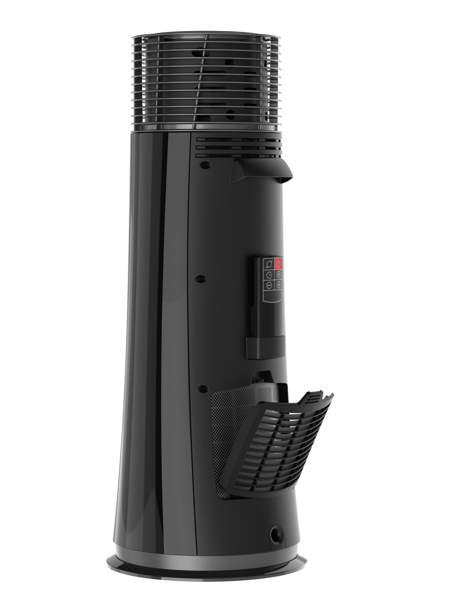 Lasko 1500W Full Circle Warmth Ceramic Tower Space Theater with Remote Control, CT24362, Black