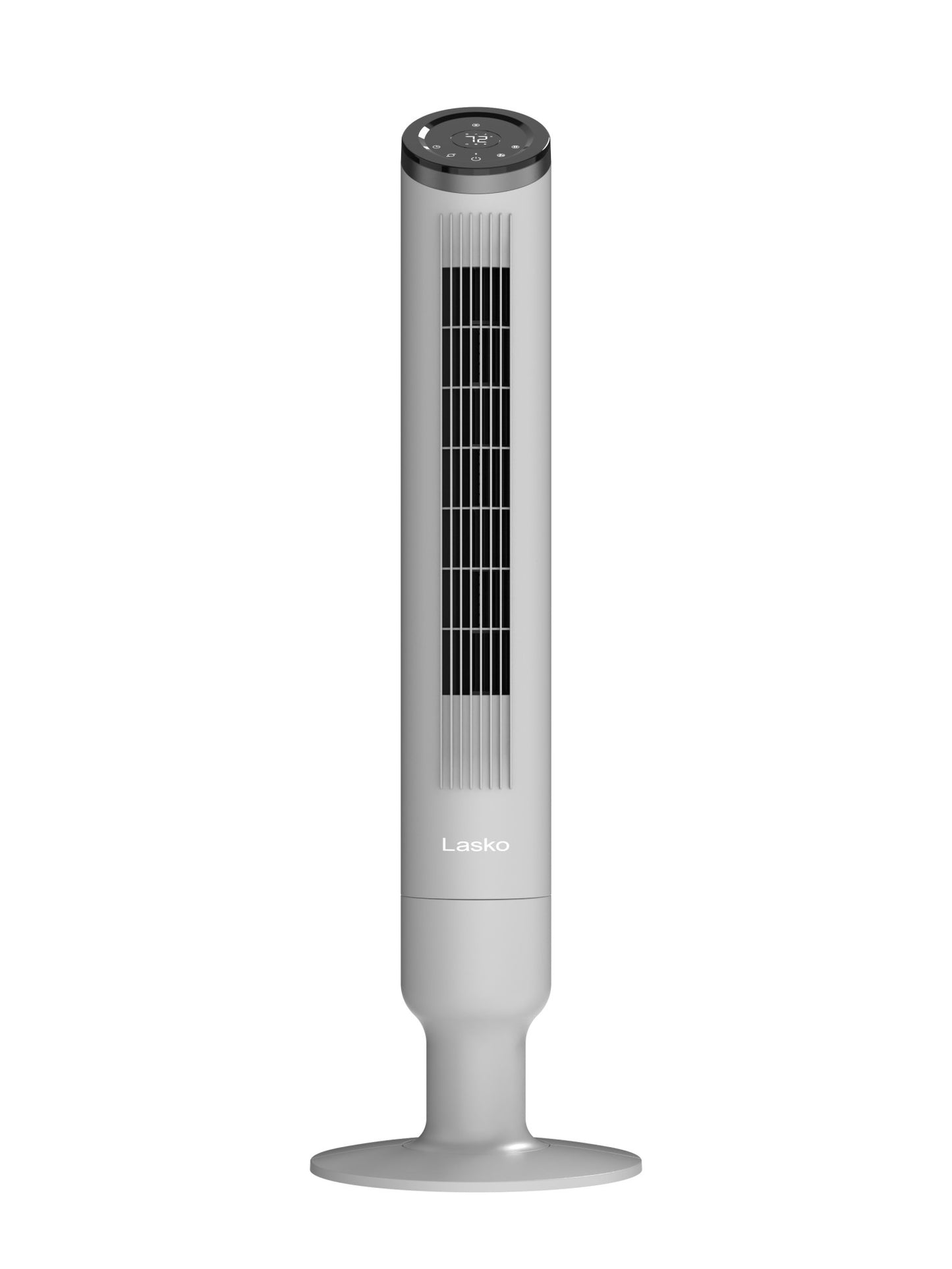 Lasko Apex 42" Tower Fan: Oscillating, 6-Speed, Remote, Timer, Gray