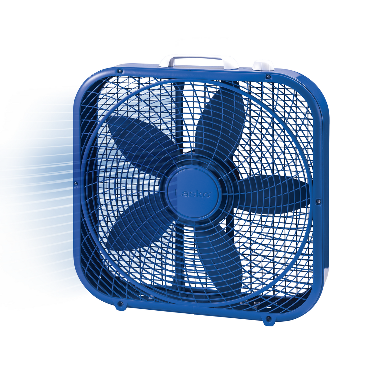Lasko Cool Colors 20" Box Fan: 3-Speed, Weather-Resistant Motor