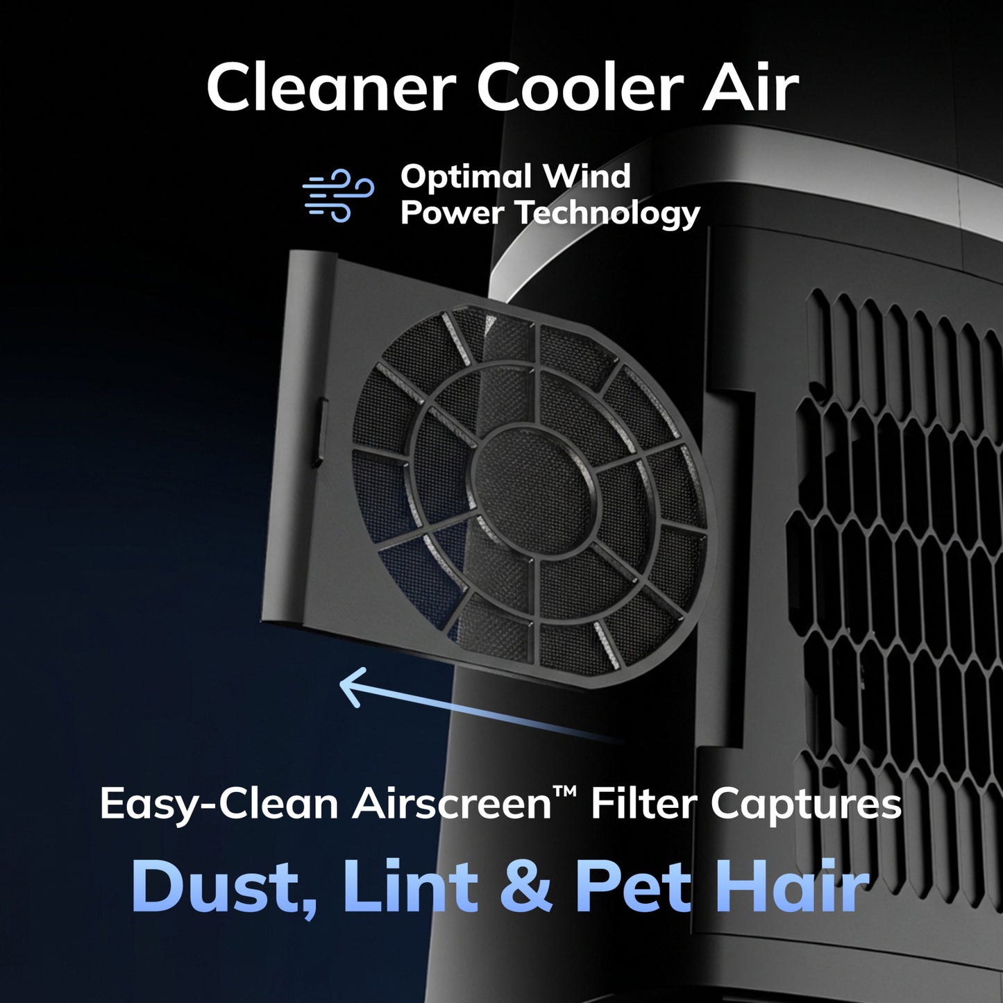 Lasko Stratus 35" DC Tower Fan: Oscillating, 12-Speed, High Velocity, Remote, Black