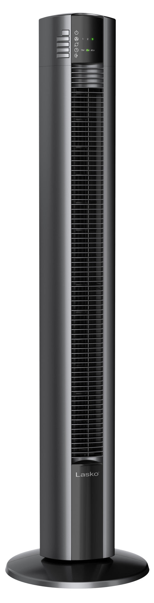 Lasko 48" Tower Fan: Oscillating, 3-Speed, Remote, Timer, Black