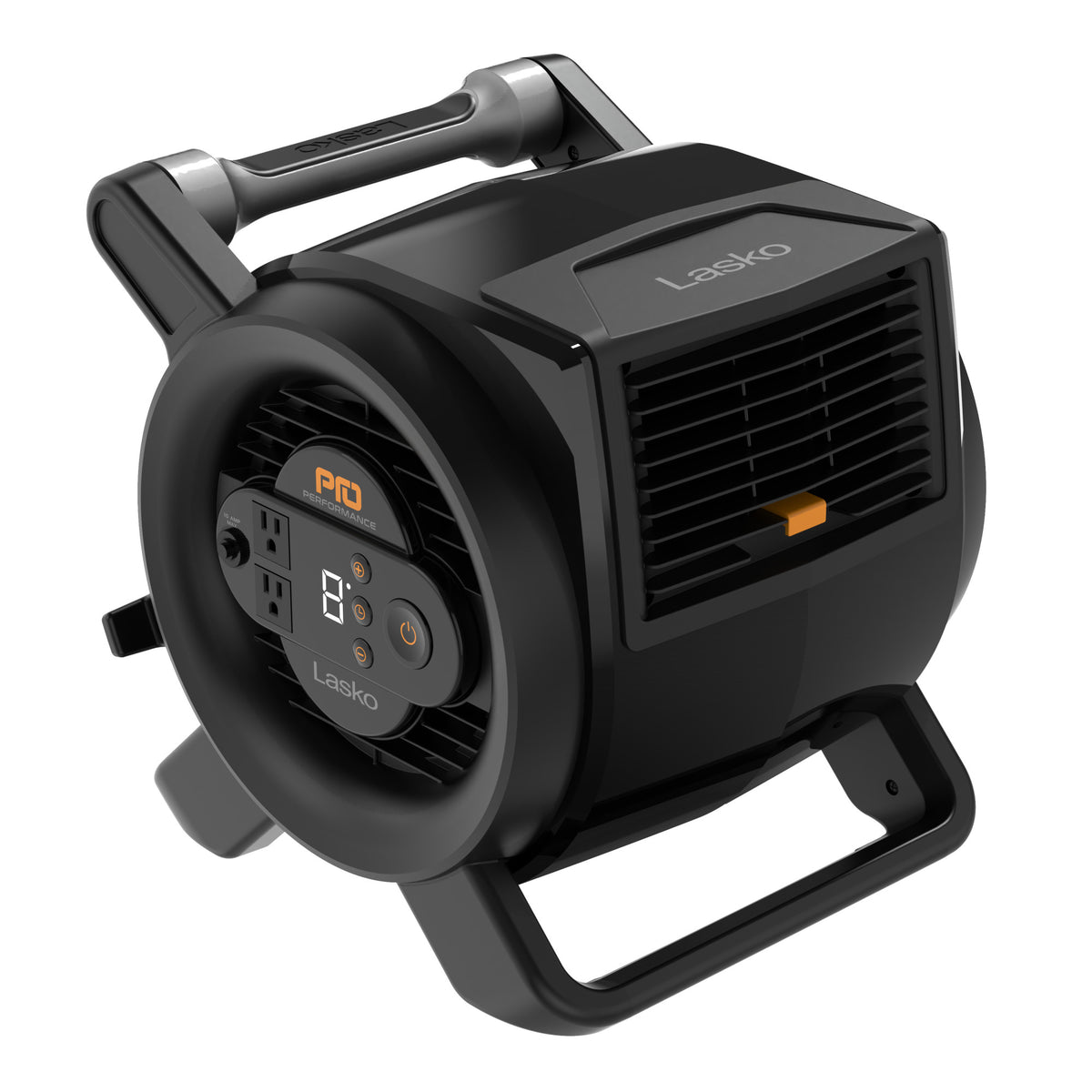 Lasko 14" DC Air Mover Blower Fan: 9-Speed, High Velocity, 2 Outlets, Pivoting