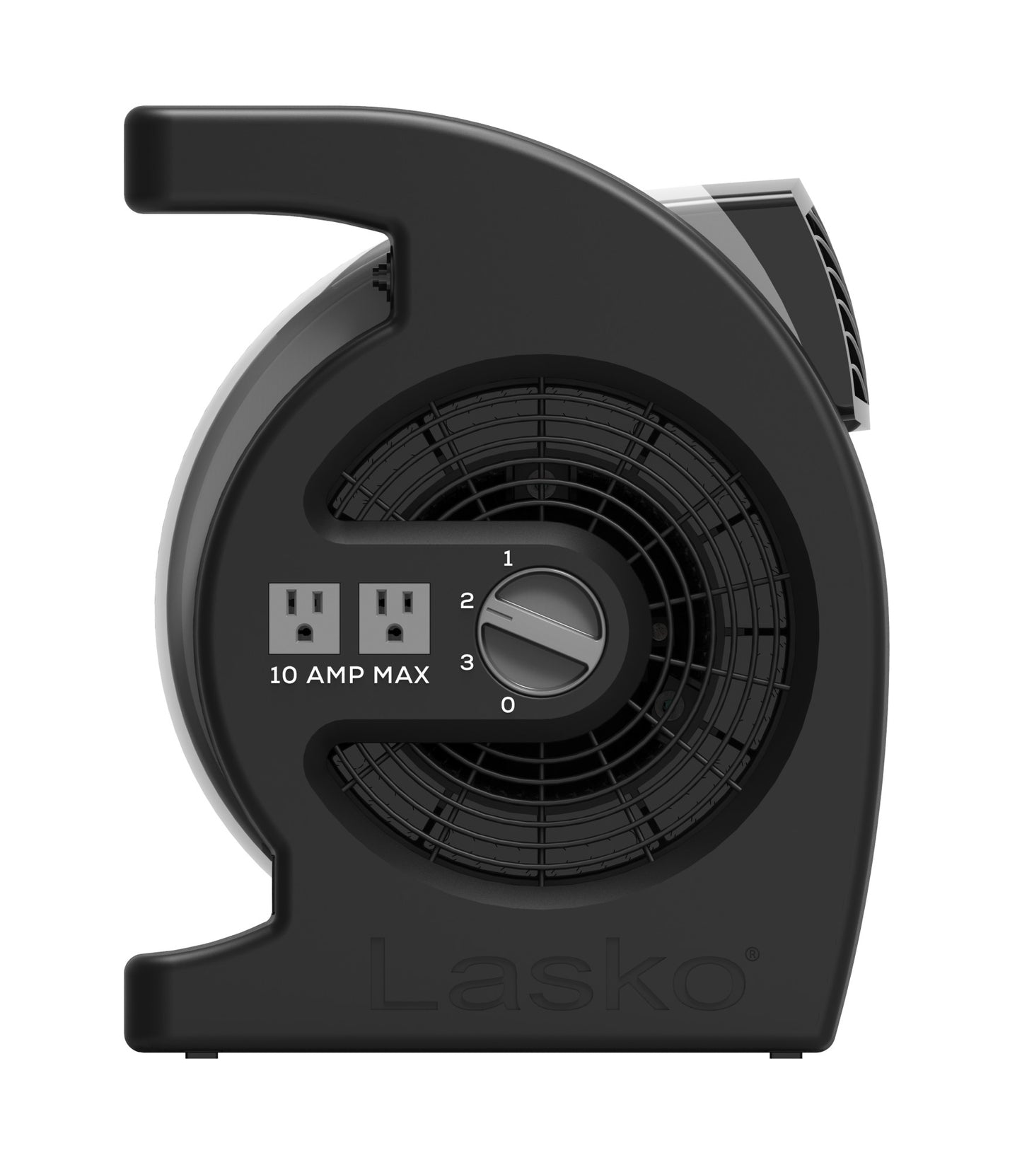 Lasko Max Performance 15" Air Mover Blower Fan: 3-Speed, High Velocity, 2 Outlets, Black
