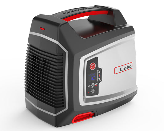 Lasko 12" Ceramic Utility Space Heater: 2 Heat Settings, Timer, Thermostat