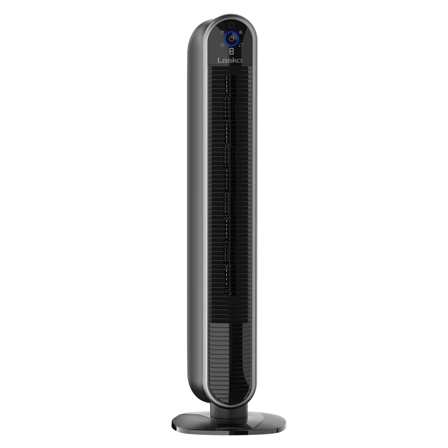 Lasko 40" Smart Tower Fan: Oscillating, 5-Speed, Timer, Wi-Fi, Black