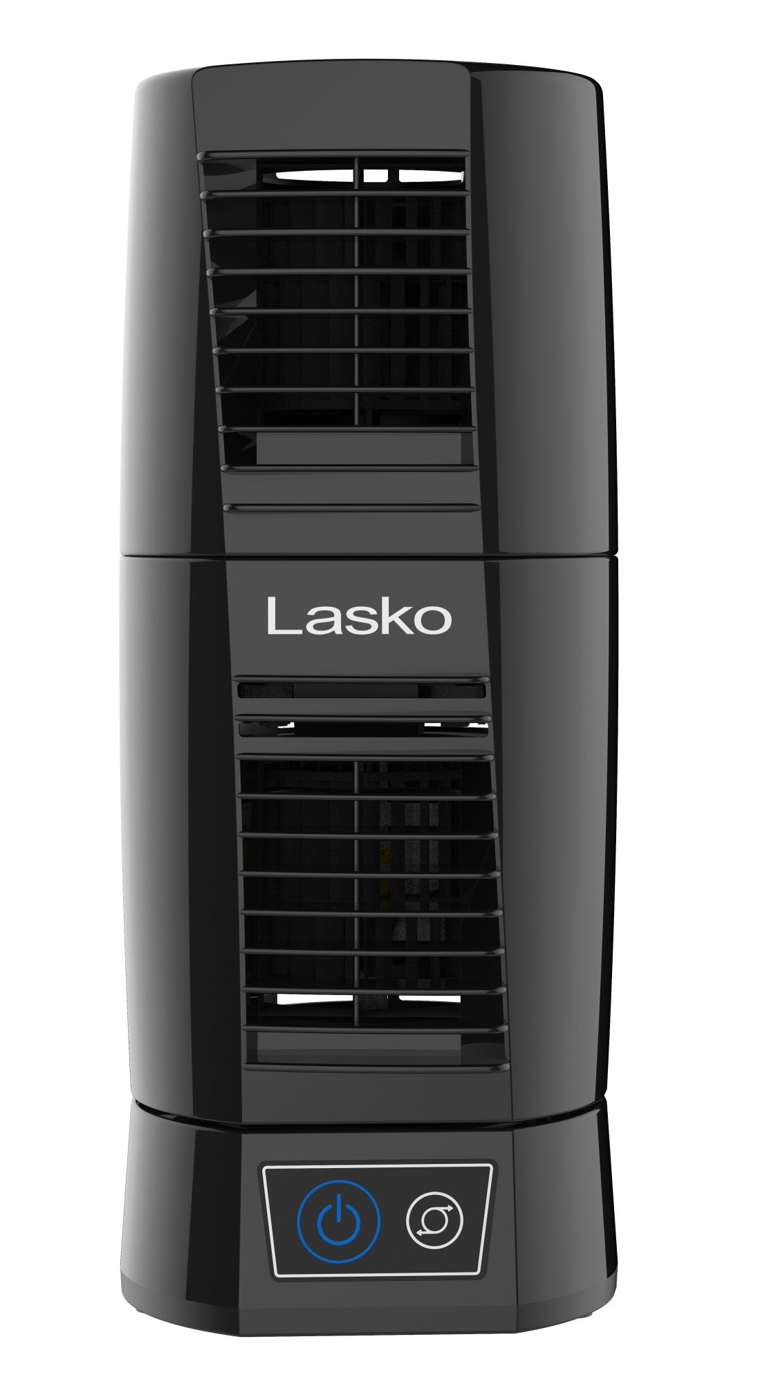 Lasko Wind Tower 12" Table Fan: Oscillating, 2-Speed, Pivoting, Black