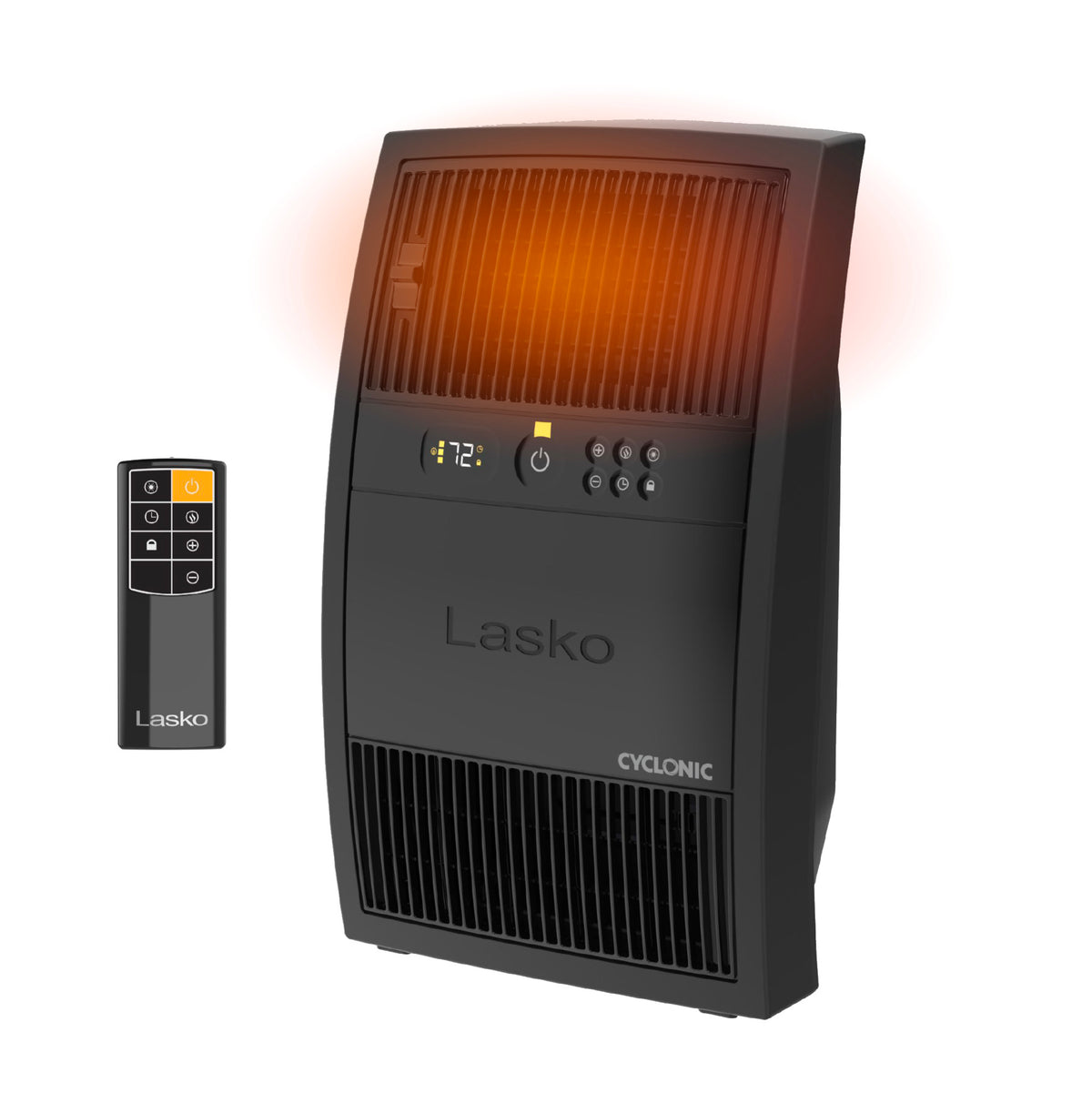 Lasko 20" Ceramic Console Space Heater: 3 Heat Settings, Remote, Timer, Tip-Over Switch, Child Lock, Manual Louvers, Thermostat