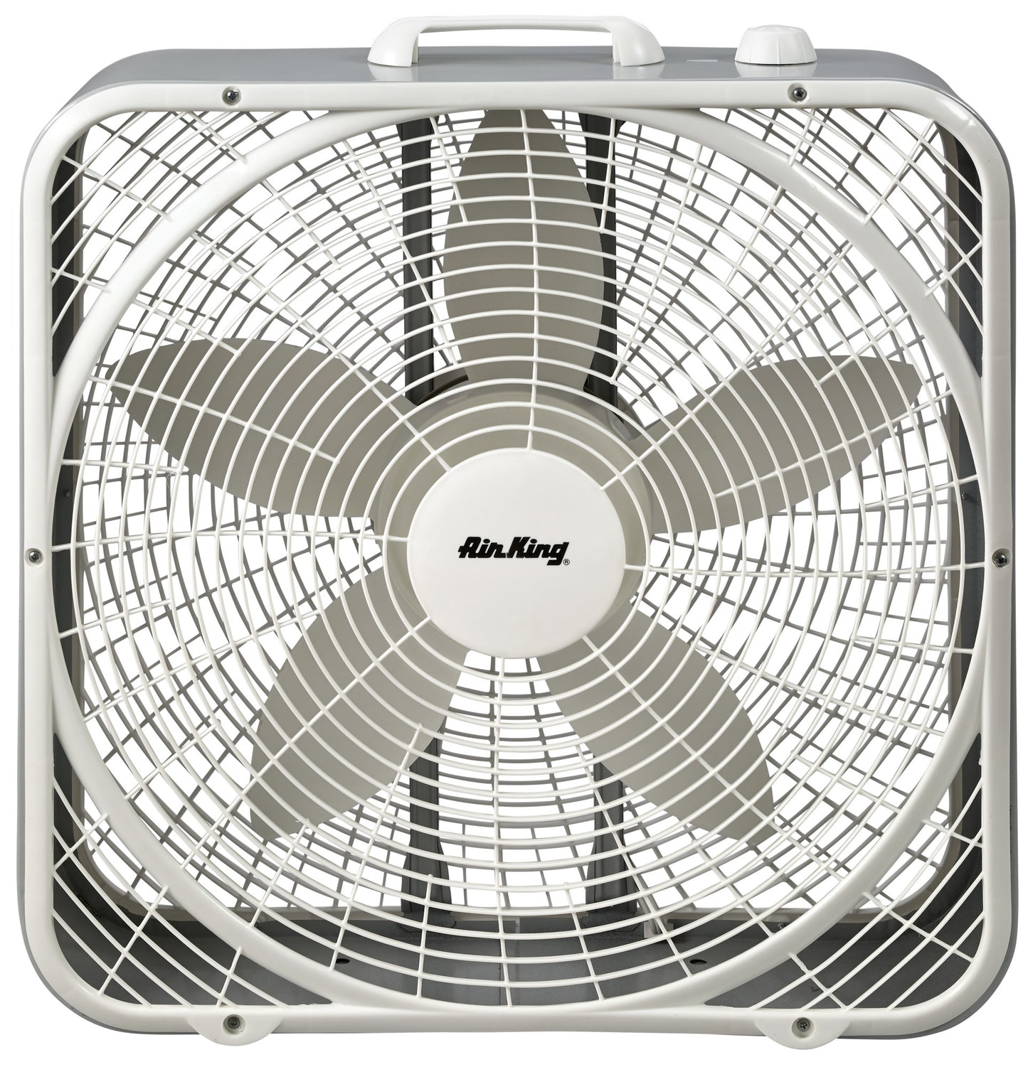 Air King 1/25 HP 20" Commercial Grade Box Fan: 3-Speed, High Velocity, Gray