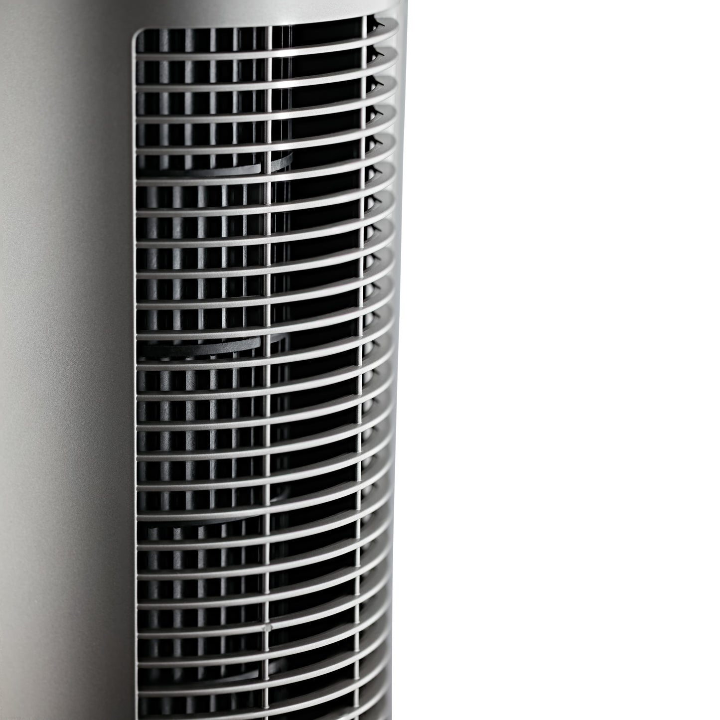 Lasko Wind Curve 42" Tower Fan: Oscillating, 3-Speed, Remote, Timer, Silver