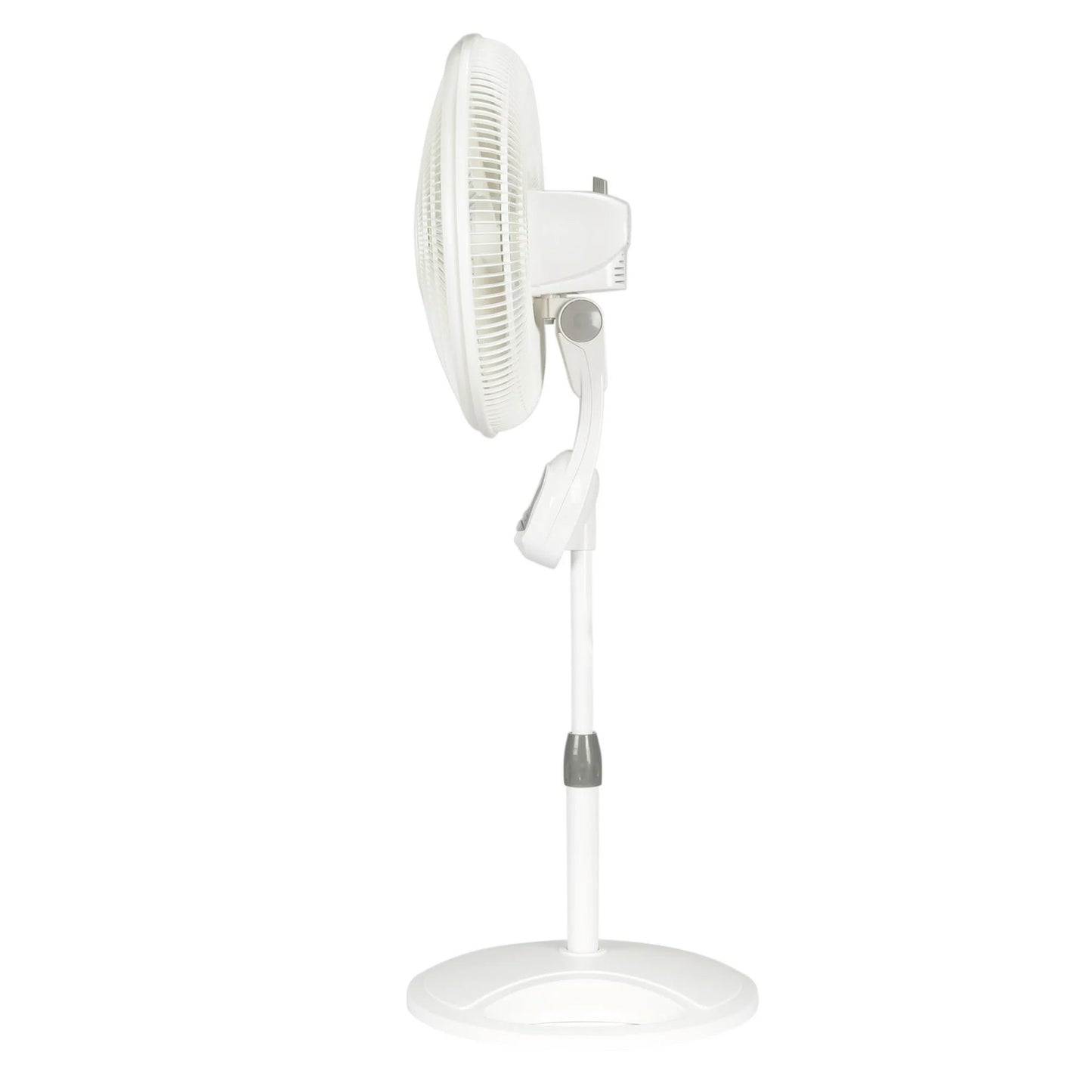 Lasko 16" Pedestal Fan: Oscillating, 3-Speed, Remote, Timer, White