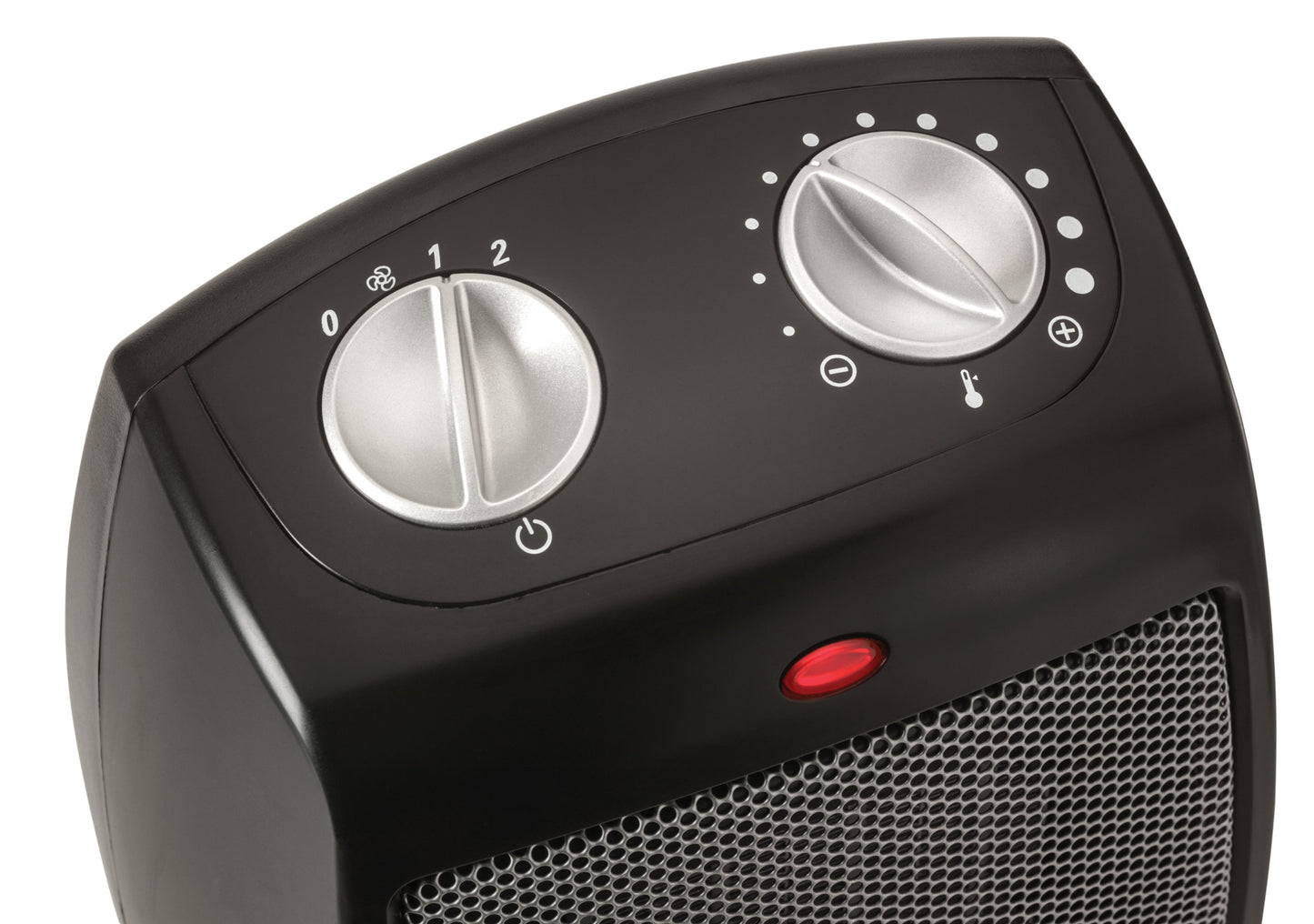 Lasko 9" Ceramic Table Top Heater (3-speed, thermostat, black)