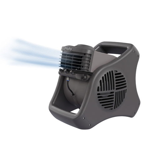 Lasko Misto 15" Outdoor Misting Fan: 3-Speed, Pivoting, Powered Louvers