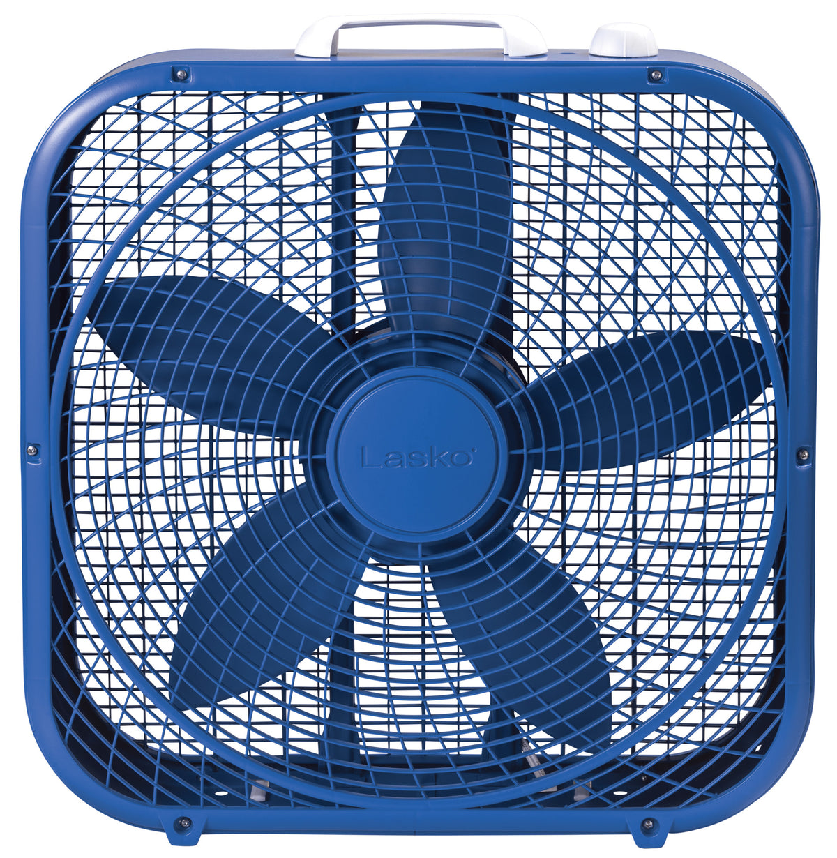 Lasko Cool Colors 20" Box Fan: 3-Speed, Weather-Resistant Motor