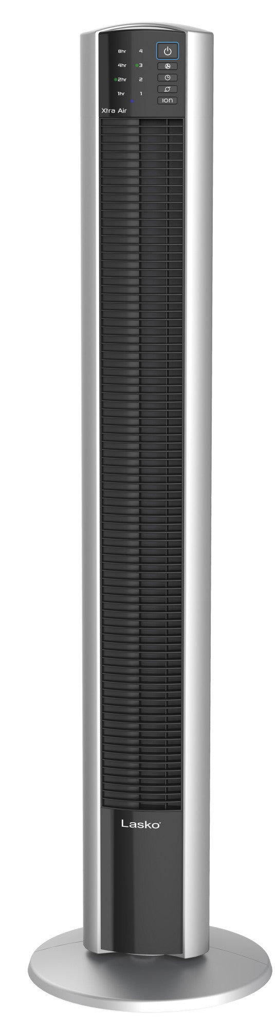 Lasko 48" Tower Fan: Oscillating, 4-Speed, Remote, Timer, Ionizer, Black