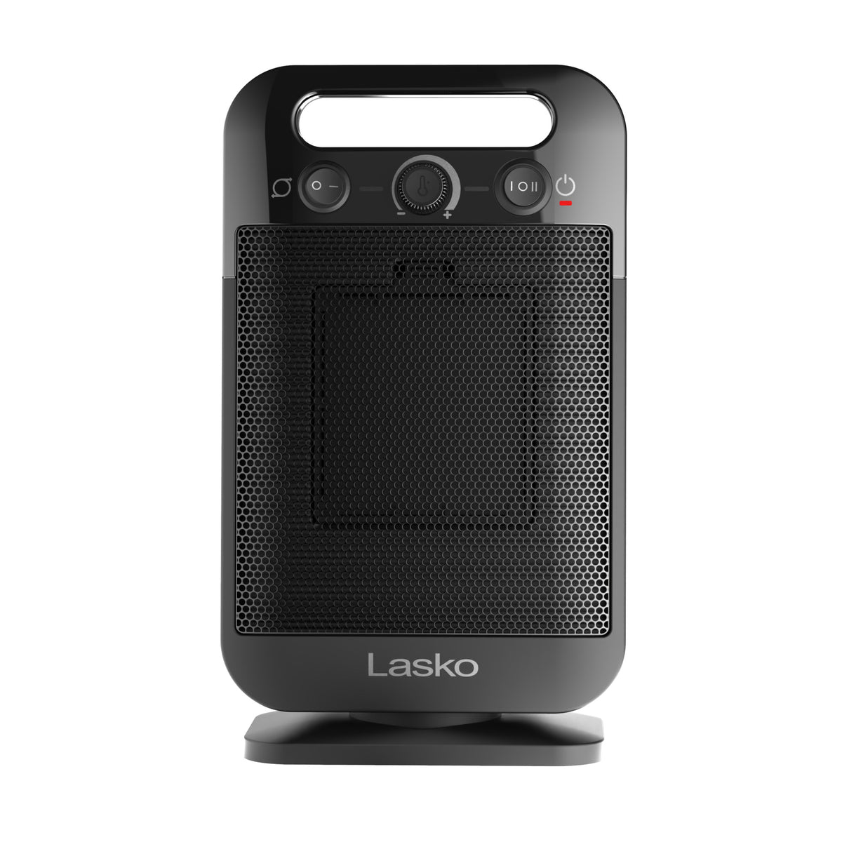 Lasko MyHeat-GO 13" Ceramic Space Heater: Oscillating, 2 Heat Settings, Thermostat