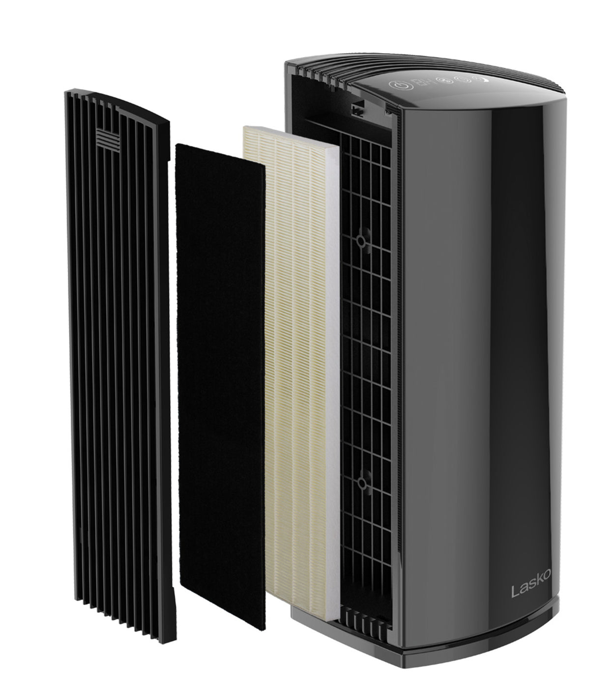 Lasko 22" Tower Air Purifier: 4-Speed, True HEPA, Timer, Dream Mode