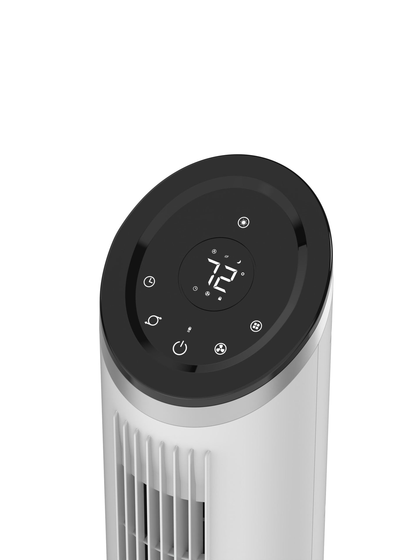 Lasko Apex 42" Tower Fan: Oscillating, 6-Speed, Remote, Timer, Gray